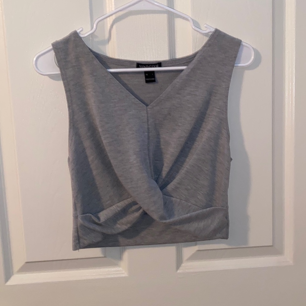 L- Gray Top